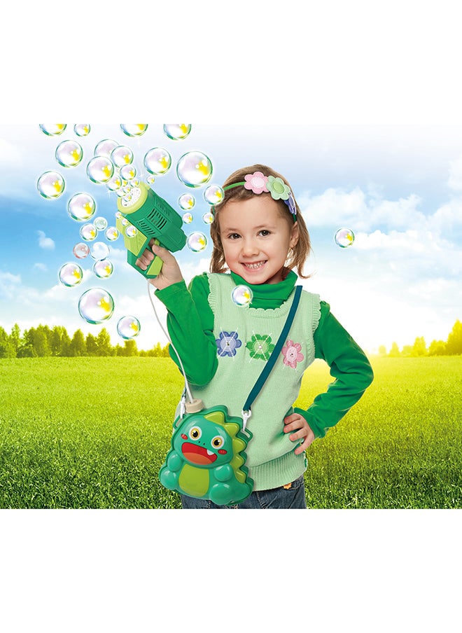Galaxy Bubbles - Dino Bubble Backpack With 150ml Bubble Solution - Image 1