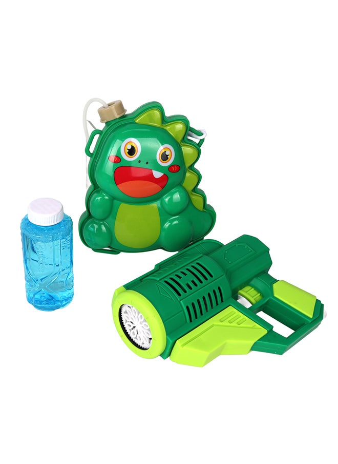 Galaxy Bubbles - Dino Bubble Backpack With 150ml Bubble Solution - Image 1