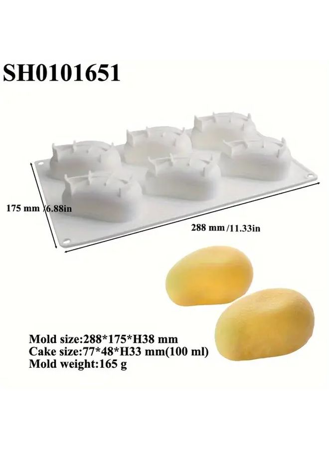 6 Hats Silicone Mold For Festive Desserts Perfect For Christmas Easter Valentine Thanksgiving Ideal For Mousse Pudding Pastries - Image 3