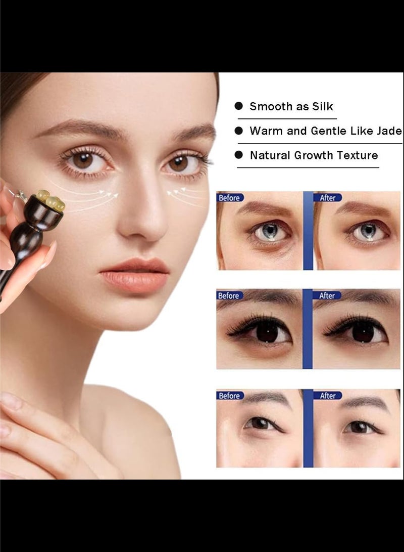 AVACraft Eye Cream Massage Sticks,Sandalwood Eye Face Roller Massager,Eyes Fatigue Relief Massage Stick for Reducing Puffiness Bags Muscle Ache, 7.4cm - Image 4
