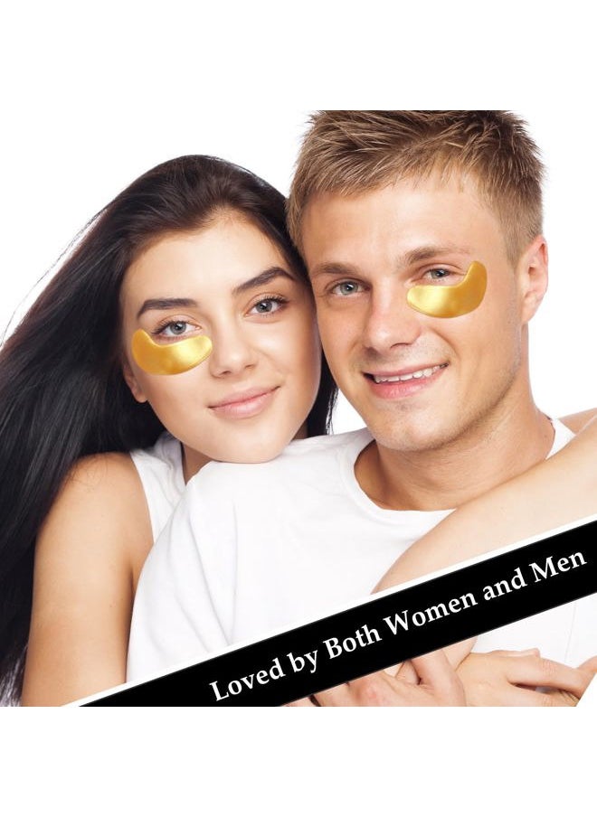 Adofect - 31 Pairs Under Eye Patches -Reduce Eye Bags -24K Gold Eye Mask Collagen Under Eye Gel Pads for Puffiness and Dark Circle, Wrinkle, Revitalize and Refresh Your Skin - Image 1