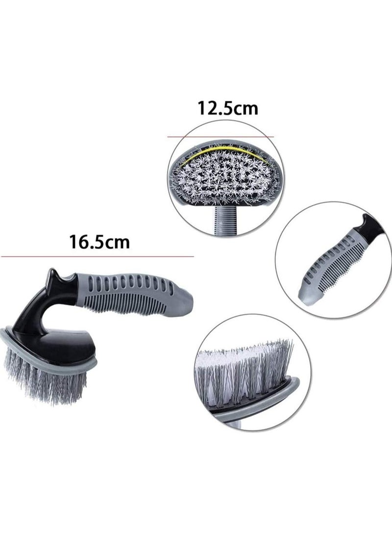 SYOSI Car Wheel Cleaning Brush Set Washing Tool Rim Cleaner for Alloy Wheel Motorcycle or Bicycle Tire 3 Pieces - Image 3