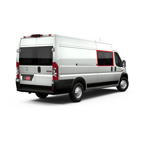 VanEssential Insulated Blackout Sliding Door Window Cover Designed for RAM Promaster Bare Metal Window Frame Van Years 2014 to Current Model - Cool Gray - Image 2