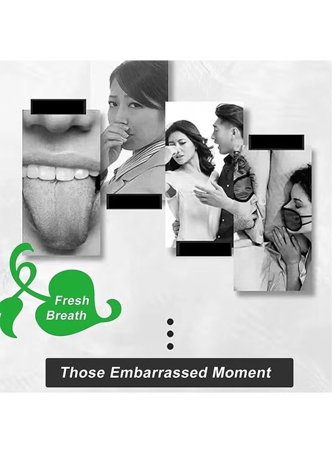Generic Tongue Scraper Tongue Cleaner Stainless Steel Tongue Scrapers with Travel Case for Oral Cleaning, Professional Tongue Cleaners for Fresher Breath (3 Shapes Tongue Scrapers)  - Image 2