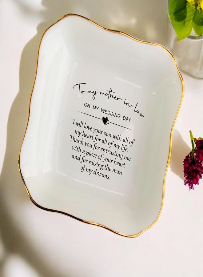 BAT TRANG Ceramic Jewelry Dish, Mother-in-Law Gift for Mother of The Groom Wedding Day-Wedding Gift from Bride-Mother in Law Gifts - Image 5