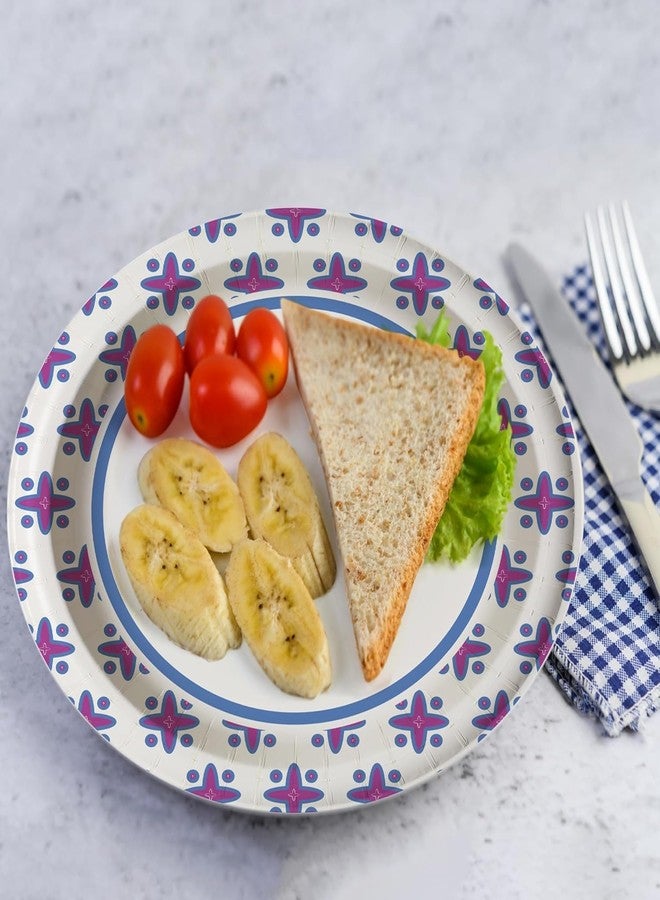 SafeWare Paper Plates 10 Inch Bulk - 150 Count, Superior Heavy Duty Paper Plates 10 Inch for All Occasions, Microwavable & Stronger Than Other Brands - Ideal for Parties & Outdoors - Image 5