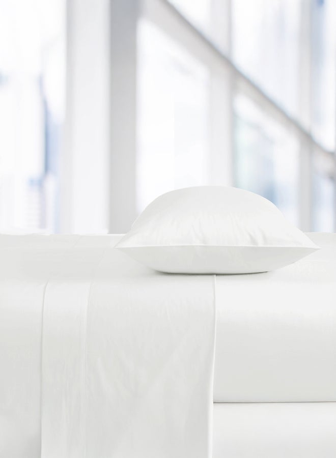 ايست من نون 2-Piece Pillowcase set | Soft 400 TC Sateen Cotton Material |  White Color | 2 Pillowcases 50 cm x 100 cmBundle - Image 4