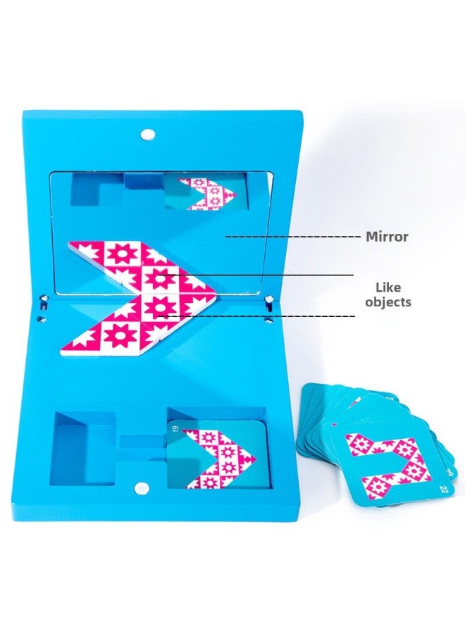 Mirror Puzzle Mathematical Space Geometry Enlightenment Toys Children's Puzzle Whole Brain Space Thinking Training Educational Toys-Color:JQN-Mirror Puzzle - Image 4