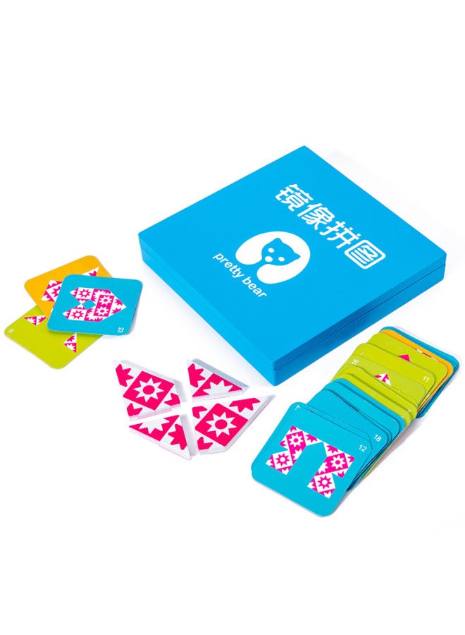 Mirror Puzzle Mathematical Space Geometry Enlightenment Toys Children's Puzzle Whole Brain Space Thinking Training Educational Toys-Color:JQN-Mirror Puzzle - Image 5