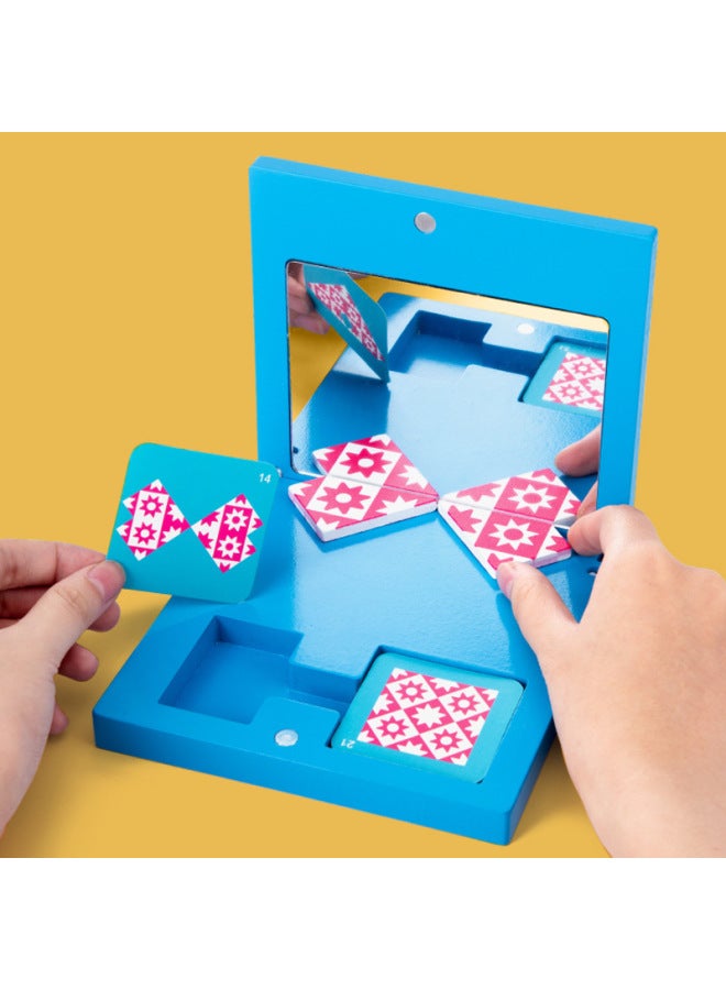 Mirror Puzzle Mathematical Space Geometry Enlightenment Toys Children's Puzzle Whole Brain Space Thinking Training Educational Toys-Color:JQN-Mirror Puzzle - Image 2