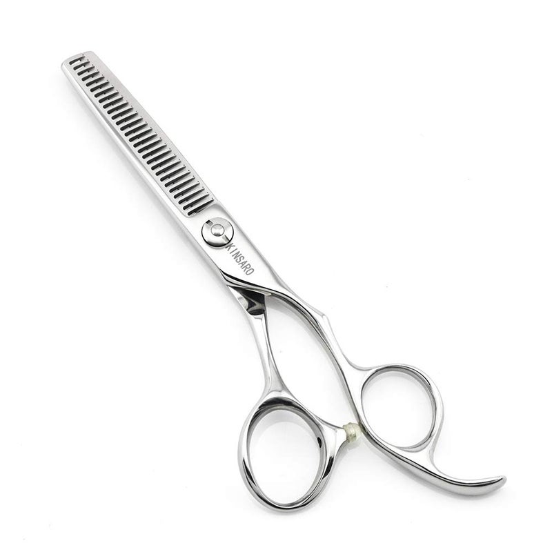 KINSARO 5.5" Barber Hair Thinning Scissors 440C Professional Thinning Shears Barber Shears 28 Teeth Convex Edge KINSARO for Hairdresser Barbershop or Home Use - Image 1