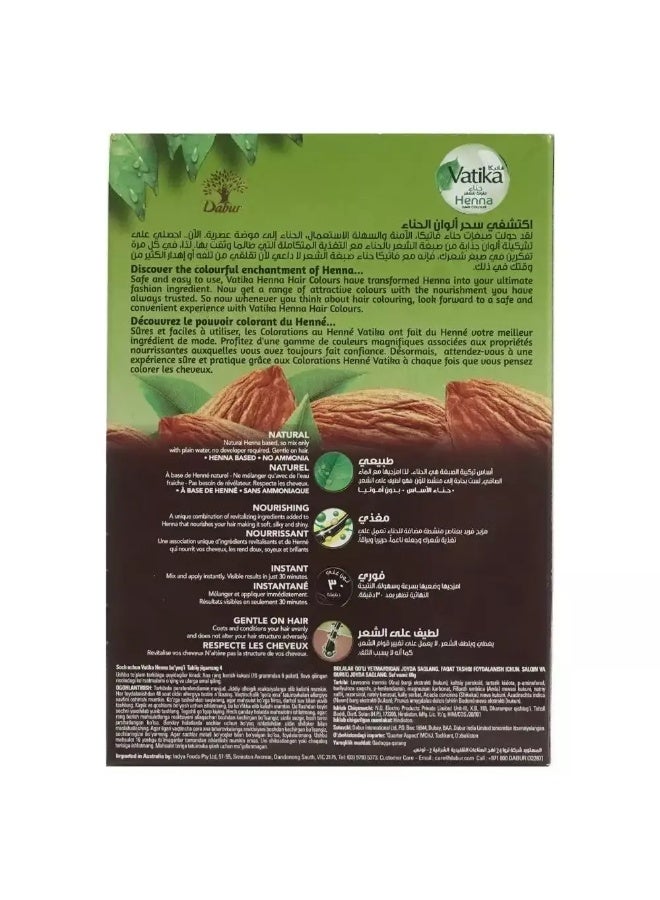 Vatika Henna Hair Color, Natural Brown 4 for Women - Image 3
