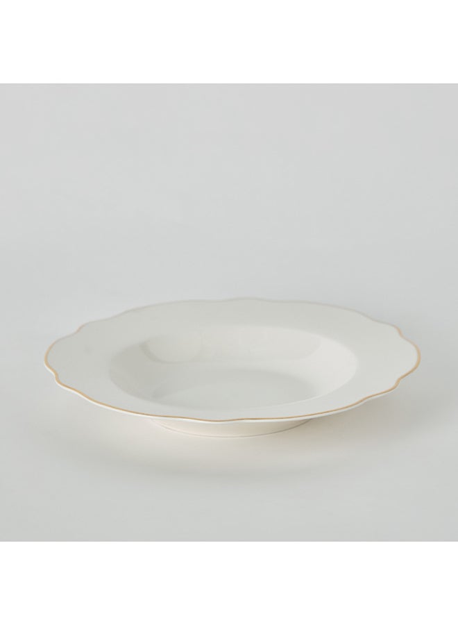 Home Box Ivory Soup Plate 22 x 3.2 x 22 cm - Image 5