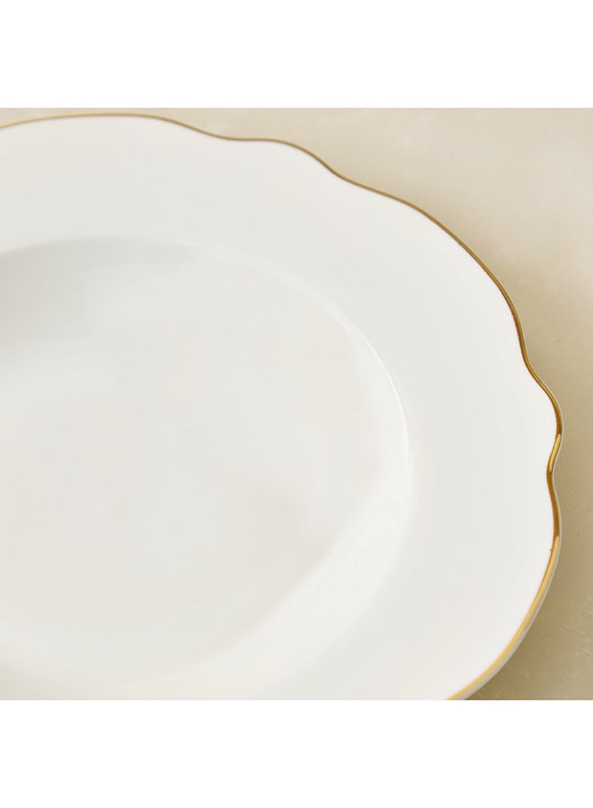 Home Box Ivory Soup Plate 22 x 3.2 x 22 cm - Image 3