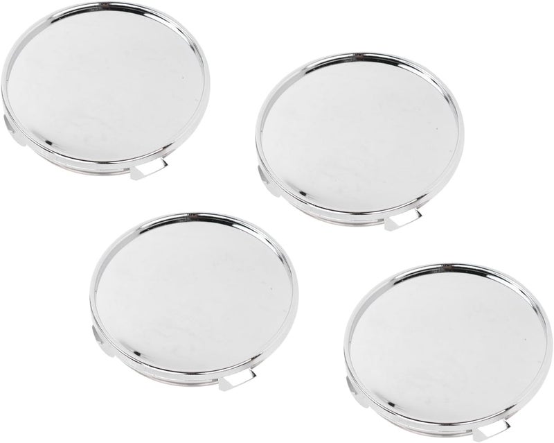 Sorandy 4PCS Wheel Center Caps, Rain Proof Scratch Hub Cover, Easy Installation Cap for Car SUV Sedan 61mm 56mm (Cr Plated) - Image 1
