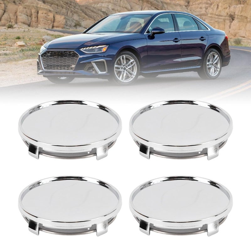 Sorandy 4PCS Wheel Center Caps, Rain Proof Scratch Hub Cover, Easy Installation Cap for Car SUV Sedan 61mm 56mm (Cr Plated) - Image 4