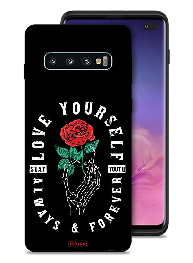 Tolwak Samsung Galaxy S10 Plus Protective Case Cover Love Yourself Always - Image 1
