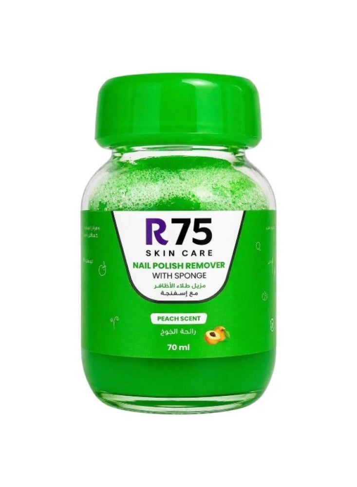 R75 NAIL POLISH REMOVER PEACH  70 ML