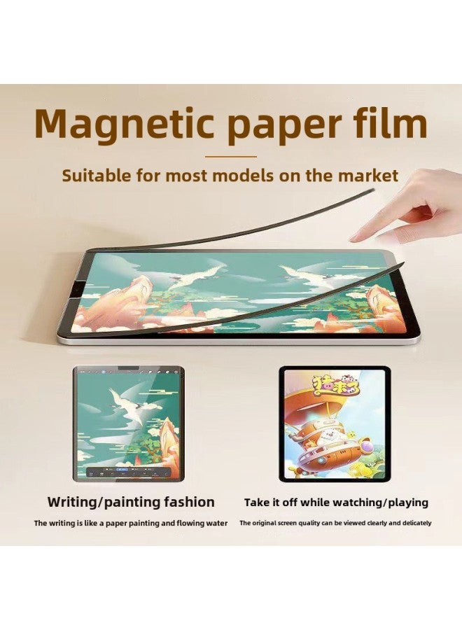 Suitable For IPad Flat Magnetic Paper Writing Film Mini6/10.5 Detachable Paper Film Writing Painting-Color:IPAD 12.9 Inch-Dimensions:Silicone Tape Packaging - Image 2