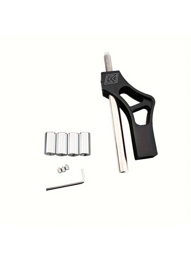Silvery Adjustable Extender Shifter Lever Head For Most Manual Vehicles Gear Shift Knob - Image 5