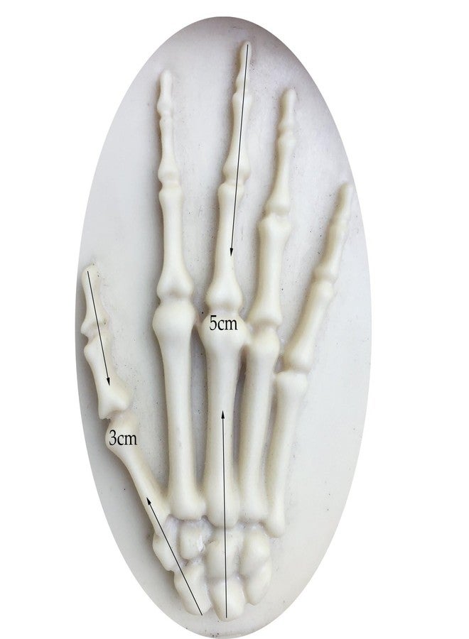 Angel Wings Hand Bone Shape Silicone Molds for Halloween Cake Decorating Tools DIY Chocolate Candy Cookies Biscuits Gum Fondant Pudding Cupcake Baking Mold, Halloween Theme Decoration Polymer Clay Molds - Image 3