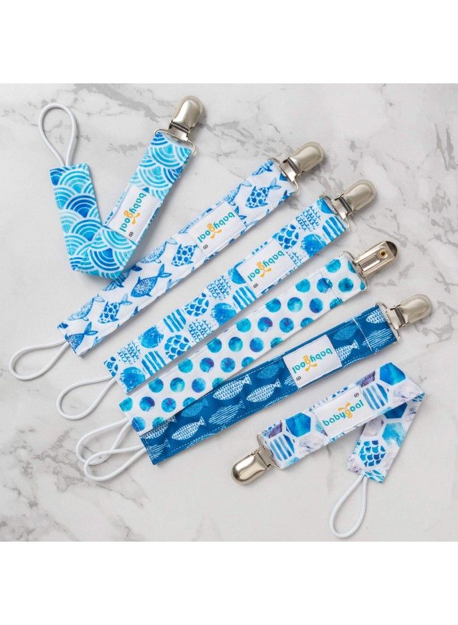 babygoal Pacifier Clips 6 Pack Pacifier Holder For Girls And Boys Fits For Most Pacifier Styles & Baby Toys And Baby Gift 6Mp12 - Image 3