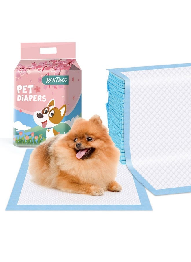 REHTRAD REHTRAD Pack of 40 Pee Pads for Dogs，Pet and Puppy Training Pads，Water Proof Dog Pee pad (Pack of 40, L：60 x 60cm)  - Image 1