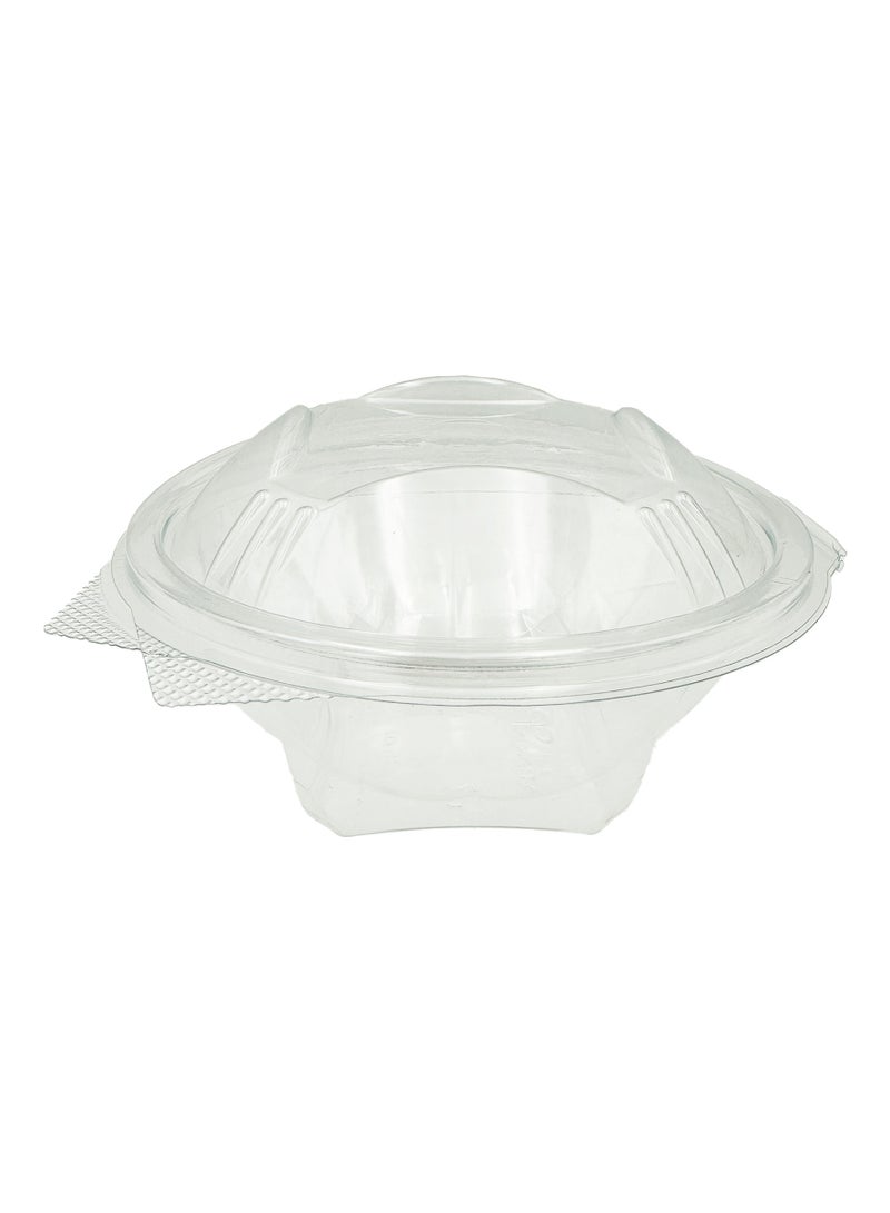 Ideal Pack Clear Hinged Flower Bowls – 16 oz | 10 Pieces | Disposable Plastic Takeout Containers with Lid | Elegant, Leakproof Packaging for Catering, Events, and Food Storage - Image 4