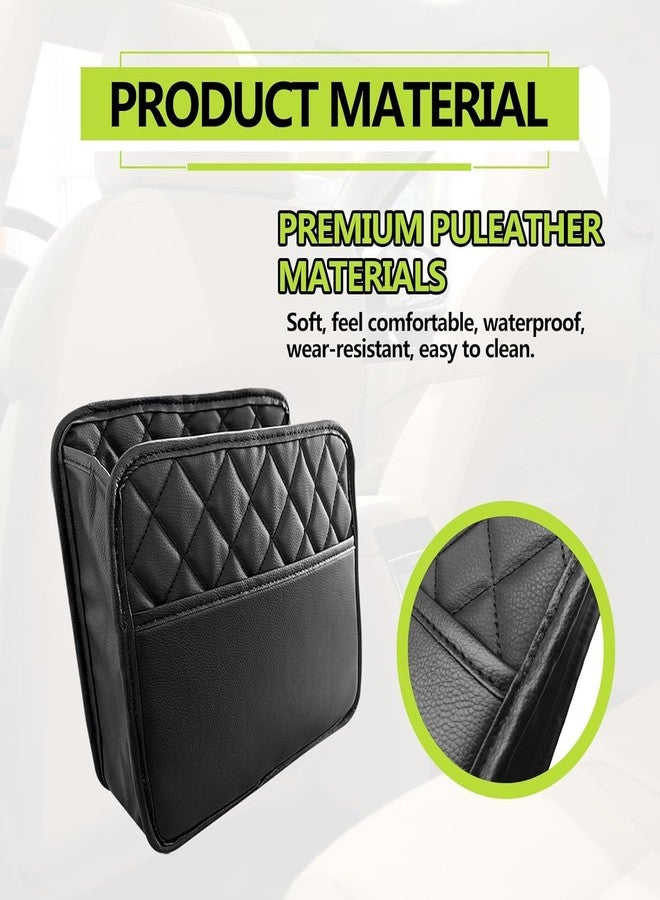 Swejos Car Back Seat Organizers and Storage, Seat Organizer for Backseat, Premium PU Leather Front & Backseat Car Organizer Universal Waterproof Hanging Car Seat Organizer for Kids & Adults - Image 5