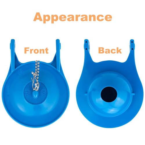 Lceyco Gerber Toilet Flapper Replacement, 2 Pack 3 inch for Gerber 99-788 with 2 Toilet Handle Chains Lecyco Rubber Water Saving, Easy to Install 2 - Image 3