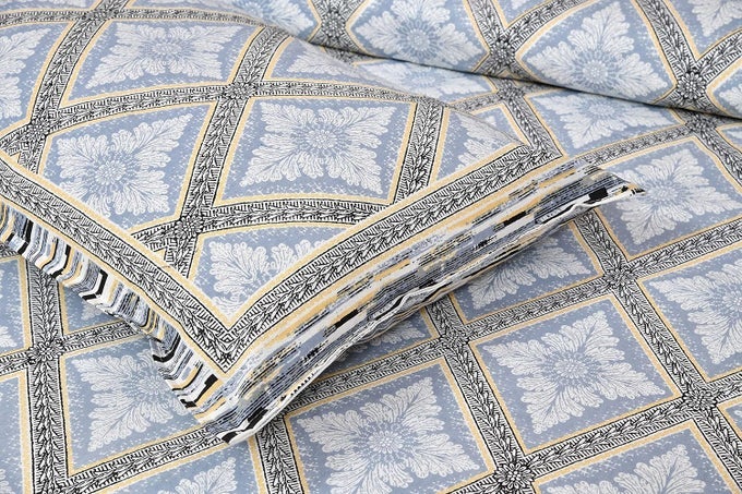 240 TC PURE COTTON BEDSHEET FOR DOUBLE BED KING QUEEN SIZE BED JAIPURI RAJASTHANI DESIGN WITH 2 PILLOW COVERS EXTRA SOFT WRINKLE FREE 90 X 103 INCHES YELLOW MONARCH44