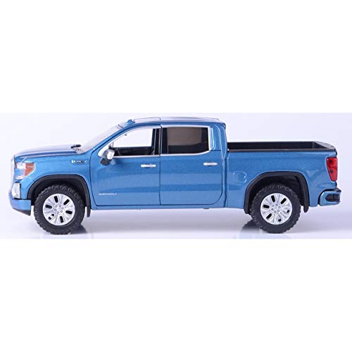 MOTORMAX 2019 GMC Sierra 1500 Denali Crew Cab - Blue 1:24-1:27 Scale Diecast Model by Motormax 79362 - Image 2
