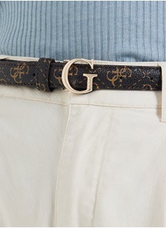 GUESS Logo Detailed None Allocated Hole  Belt  - Image 4