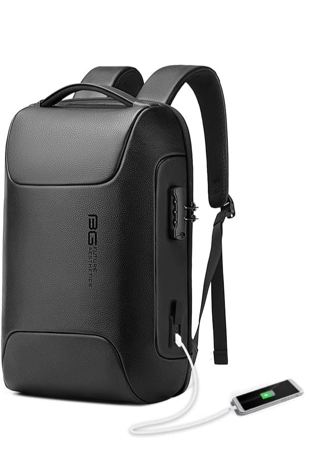 BANGE Anti Theft Backpack with USB charging Port,Lightweight Business Backpack for Men and Women - Image 1