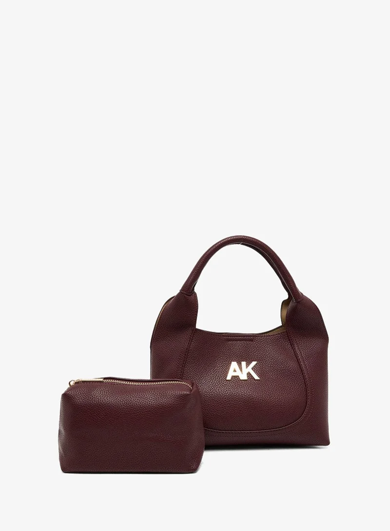 ان كلاين Anne Klein Women’s Wine PU Satchel Bag