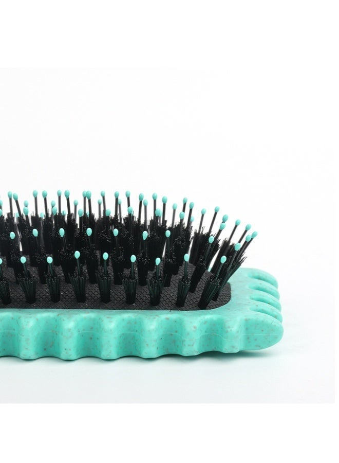 QINGYAN Bounce Curl Brush,Bounce Curl Defining Brush,Curl Defining Brush,Hair Brush Styling Brush,Shaping and Defining Curls for Women Girls (Color :Green) - Image 3