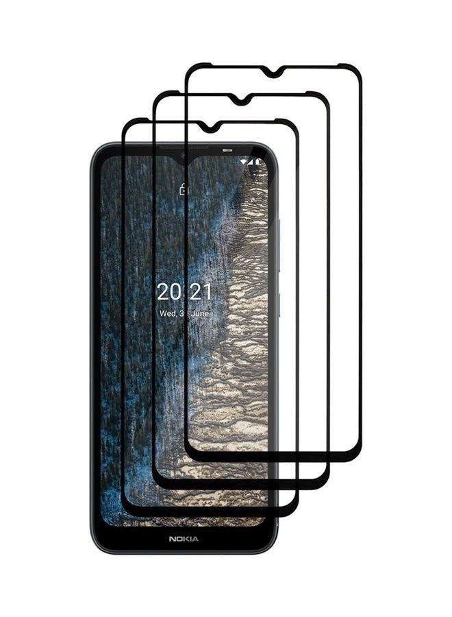 3-Pack Screen Protector Tempered Glass For Nokia C20 6.52 inch Clear - Image 2