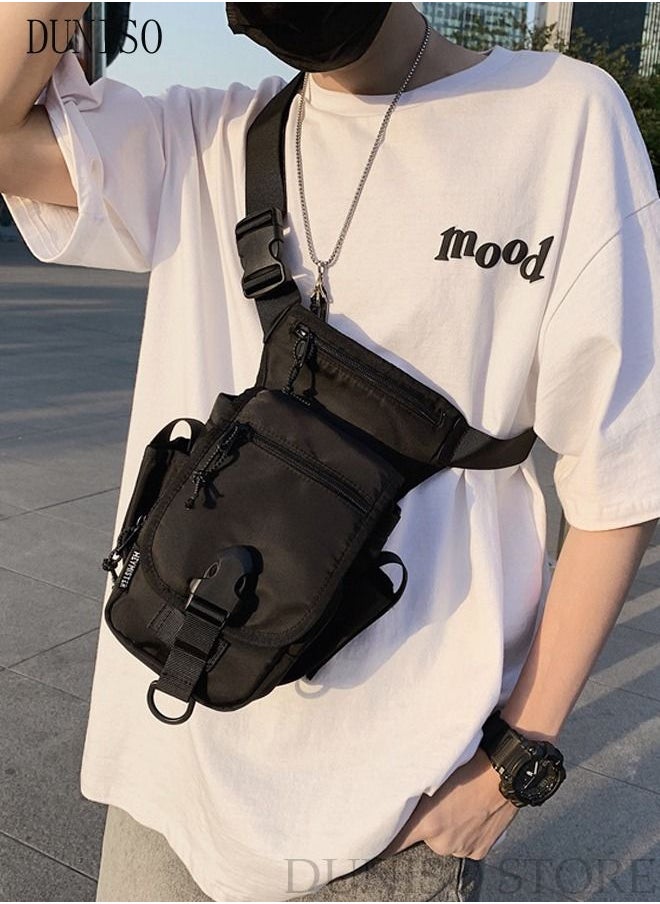 DUNISO - Multifunctional Drop Leg Bag For Men and Women Panel Utility Waist Bag Shoulder Bag Crossbody Bag For Cycling Hiking Travelling Pouch Pack Waist Bag For Outdoor Sports - Image 1