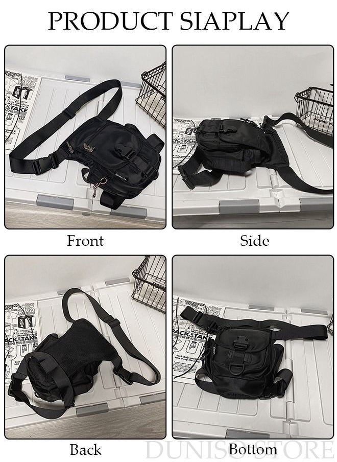 DUNISO - Multifunctional Drop Leg Bag For Men and Women Panel Utility Waist Bag Shoulder Bag Crossbody Bag For Cycling Hiking Travelling Pouch Pack Waist Bag For Outdoor Sports - Image 1