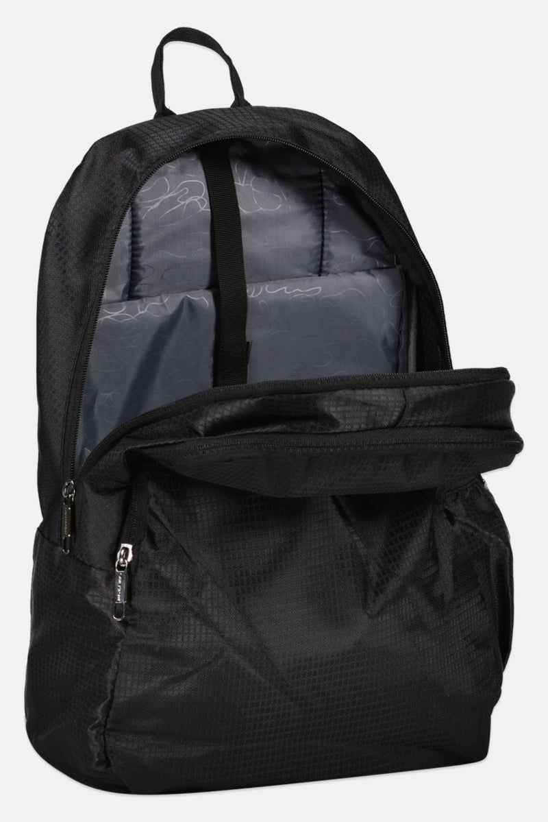 Lavie حقيبة ظهر للرجال بشعار العلامة التجارية، سوداء - Image 3