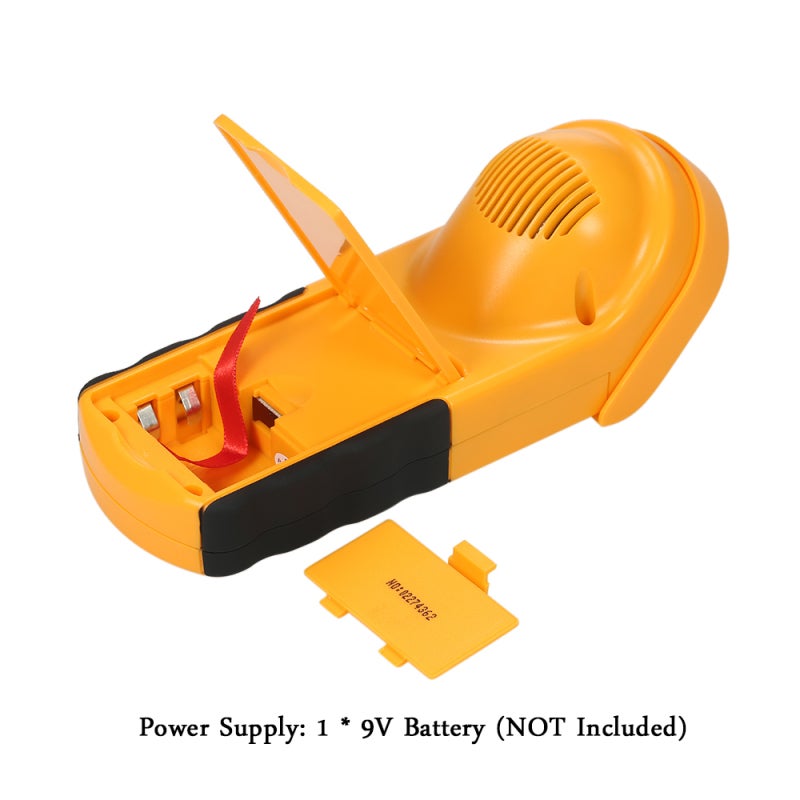 Ultrasonic Cable Height Meter: Yellow Digital Backlight LCD Display - Wide 3-23mm Cable Height Range & 3-18m Horizontal Range High Accuracy Sensor For Power Line Maintenance & Outdoor Cable Inspection - Image 4