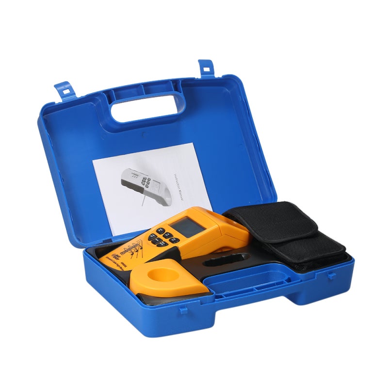 Ultrasonic Cable Height Meter: Yellow Digital Backlight LCD Display - Wide 3-23mm Cable Height Range & 3-18m Horizontal Range High Accuracy Sensor For Power Line Maintenance & Outdoor Cable Inspection - Image 3