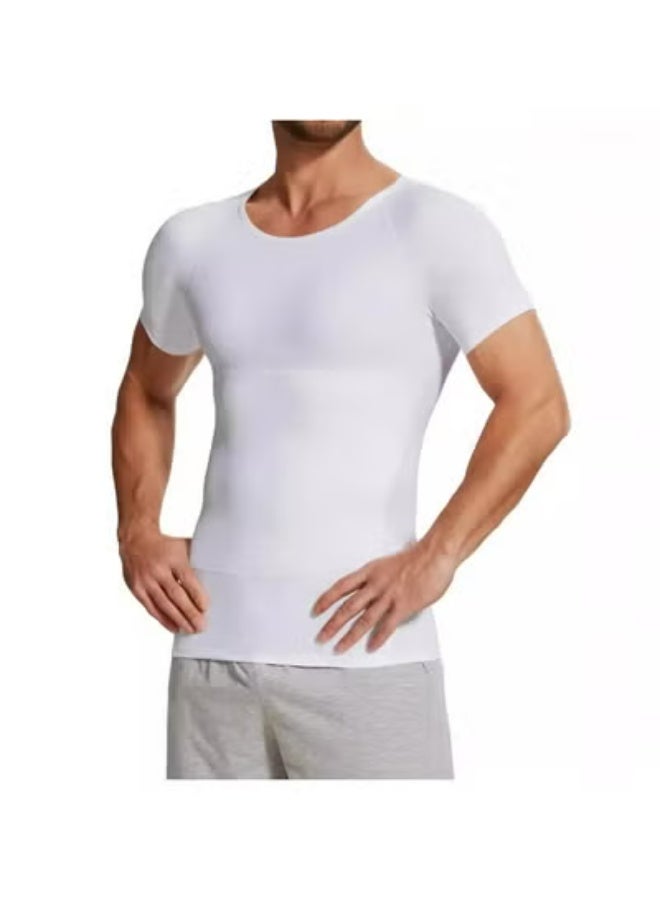 MISS MOLY Men's Body Slimming Shaper Compression Shirt for Fitness Shaping - Image 1