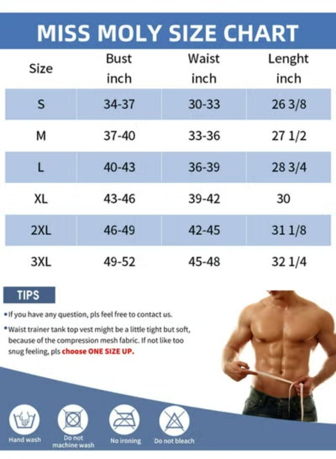 MISS MOLY Men's Body Slimming Shaper Compression Shirt for Fitness Shaping - Image 4