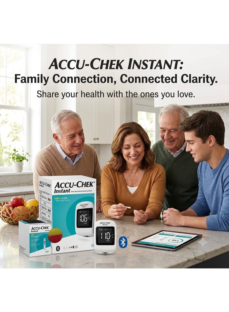 ACCU-CHEK Instant مجموعة أكيو-شيك إنستانت + شرائط اختبار 50 - Image 3