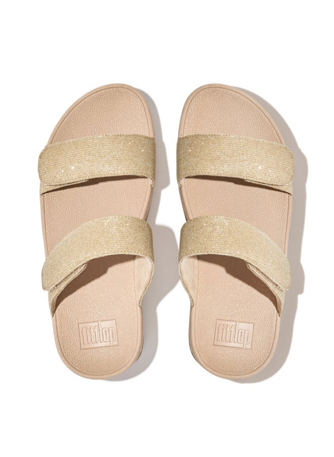 FitFlop - 049-757 Fitflop Ladies Sandals FZ9-675 Lulu Adjustable Shimmerlux Gold - Image 1