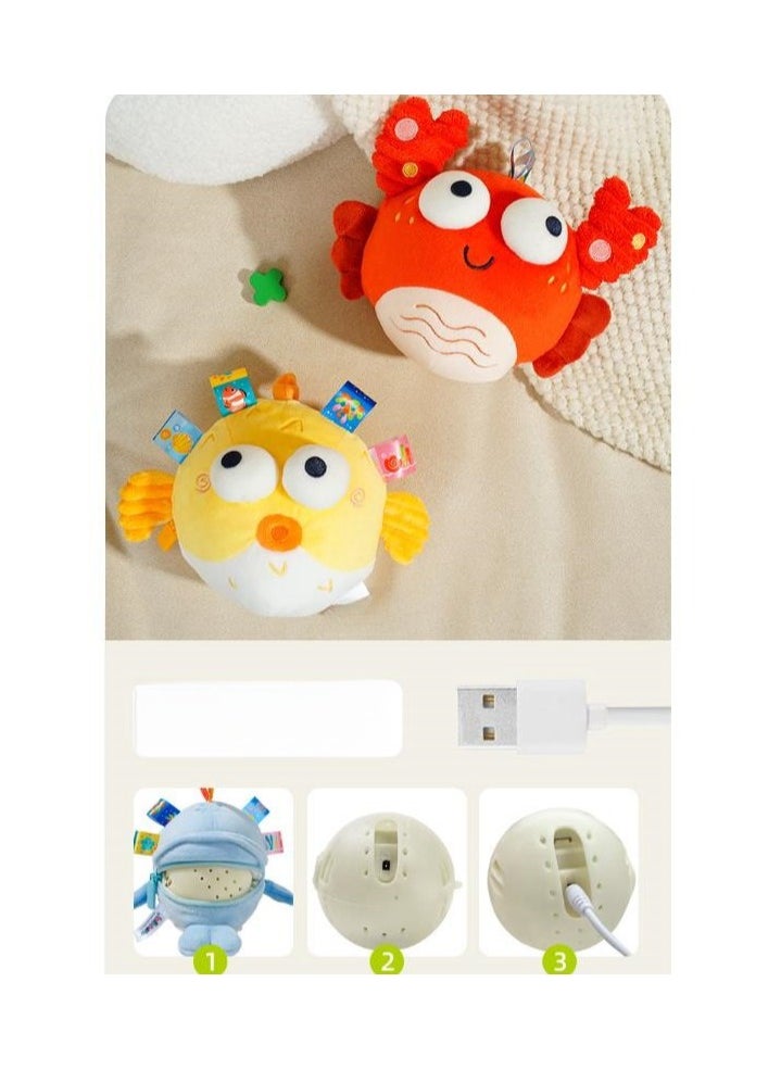 Jollybaby - Music Jump Ball - USB Charging Recording Singing Jump Ball - Electric Music Baby Early Education Toy - Image 1