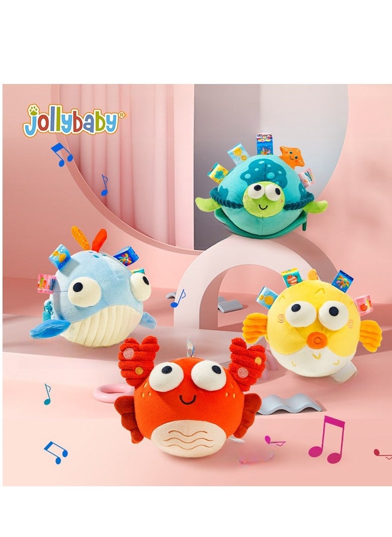 Jollybaby - Music Jump Ball - USB Charging Recording Singing Jump Ball - Electric Music Baby Early Education Toy - Image 1