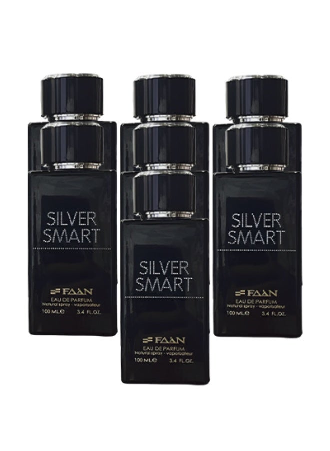 فاان 7 قطع عطر سيلفر سمارت للرجال 100 مل - Image 1