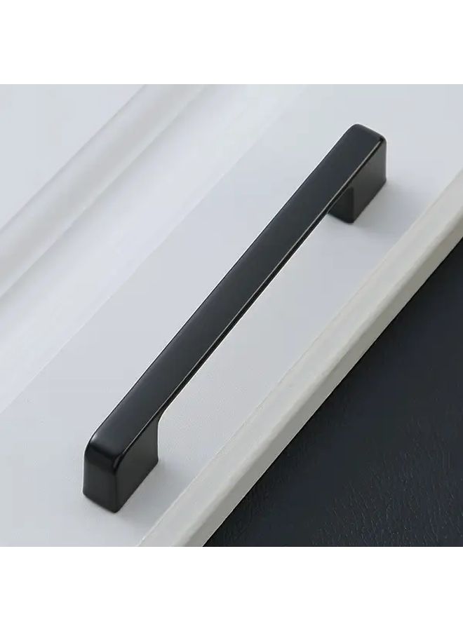 25 Square Cabinet Handles Matte Black Durable Aluminum Alloy Anti Collision Kitchen Drawer Pull Modern Home Decor - Image 2